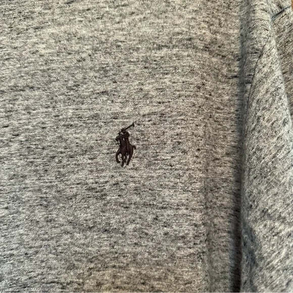 Polo Ralph Lauren heathered gray tshirt. EUC Size 1X Big - Picture 4 of 4